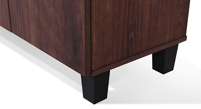 Portley 6-Door Kitchen Cabinet(Walnet)